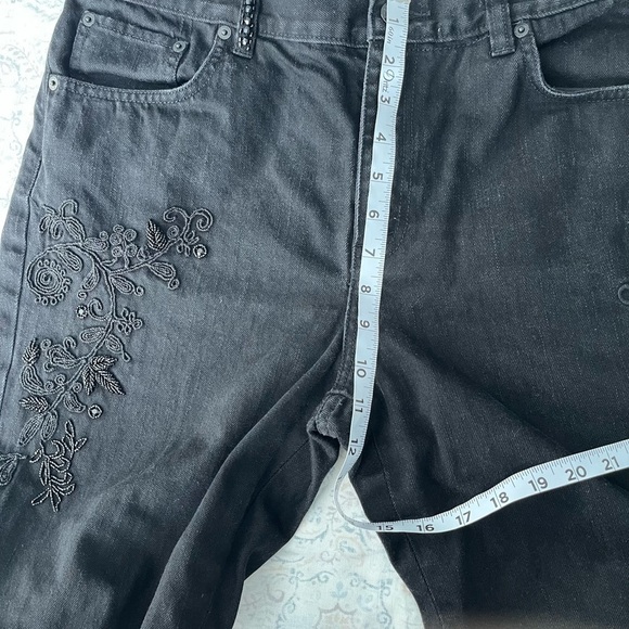 Classic Black Straight Leg Denim Jeans - Picture 5 of 15